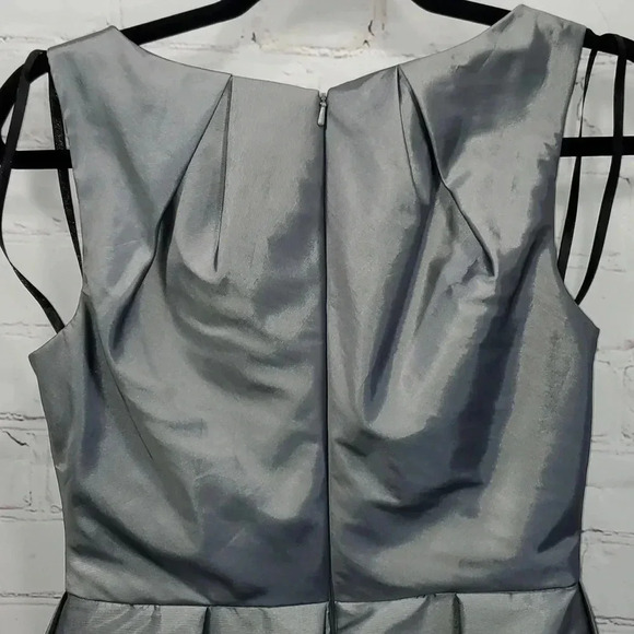 Vineyard Collection Cocktail Dress Pleated Flared Skirt w Pockets Women's Size 2 - Picture 7 of 14